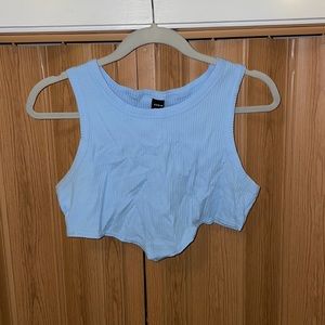 Shein asymmetrical crop tank